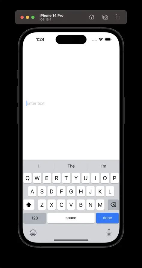For example, pressing key 1 would be equivalent to pressing button 1, key 2 button 2, etc. . Swiftui textfield keyboard done button